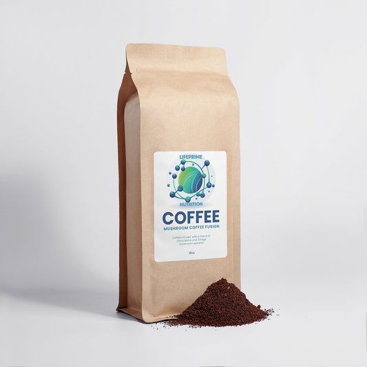 Mushroom Coffee Fusion - Lion’s Mane & Chaga 16oz