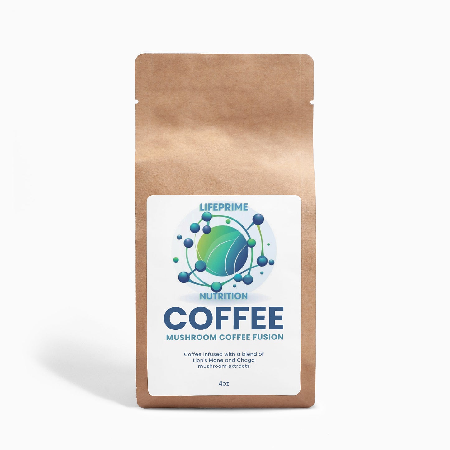 Mushroom Coffee Fusion - Lion’s Mane & Chaga 4oz