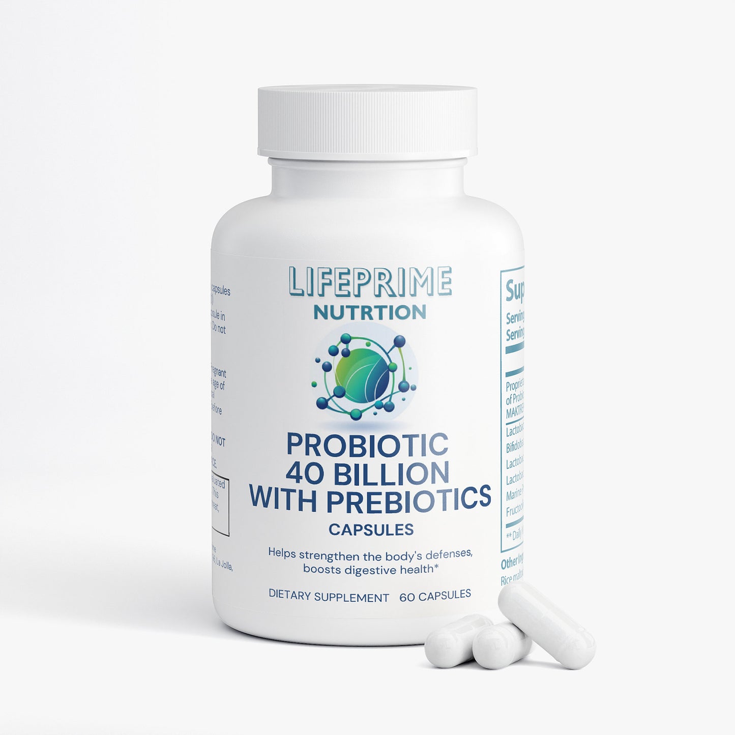 Probiotic 40 Billion with Prebiotics