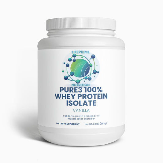 Pure3 100% Whey Protein Isolate (Vanilla)