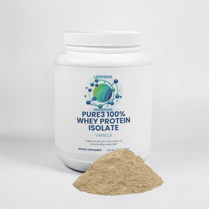 Pure3 100% Whey Protein Isolate (Vanilla)