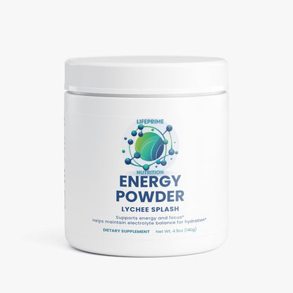 Energy Powder – Lychee Splash | No Crash Clean Energy & Focus Supplement