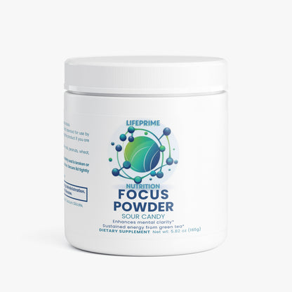 Focus & Energy Powder – Sour Gummi Worm | No Crash Mental Clarity Supplement