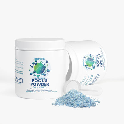 Focus & Energy Powder – Sour Gummi Worm | No Crash Mental Clarity Supplement