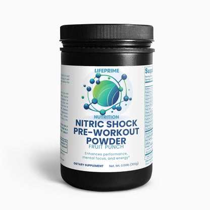 Nitric Shock Pre-Workout Powder (Fruit Punch)