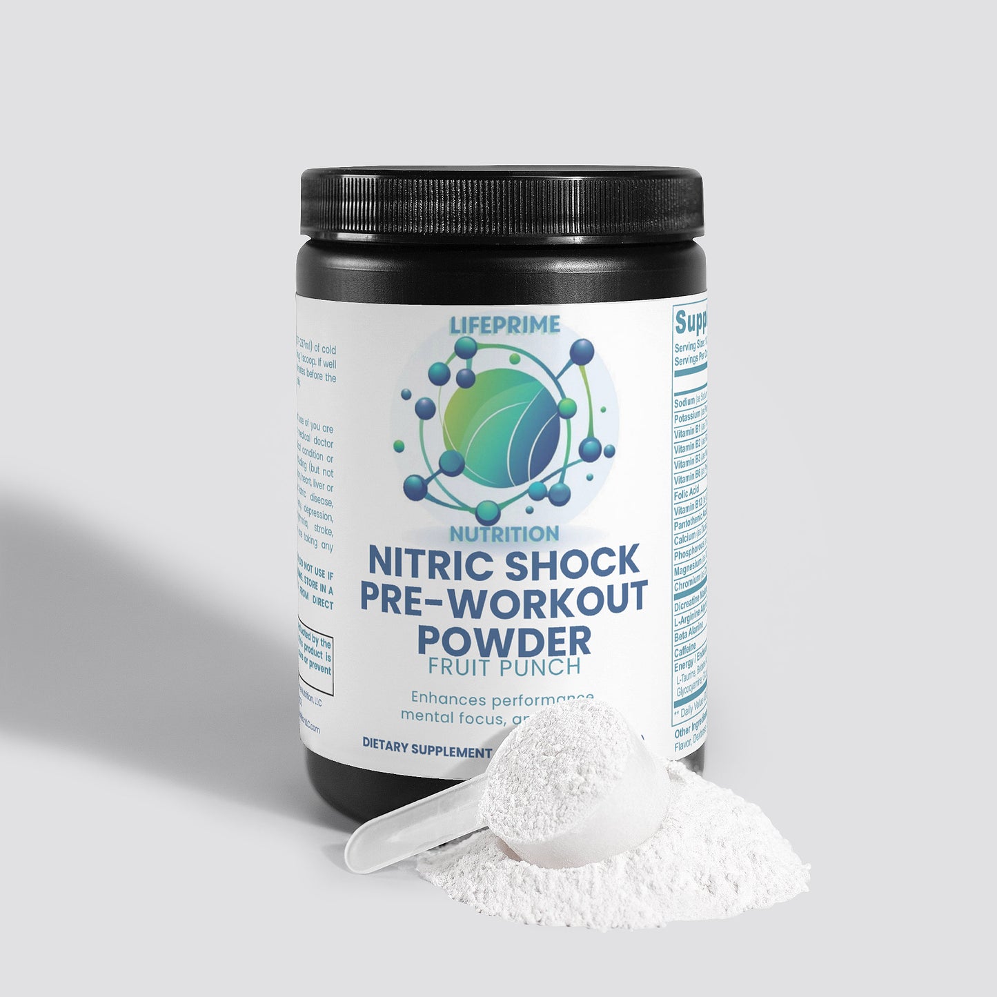 Nitric Shock Pre-Workout Powder (Fruit Punch)
