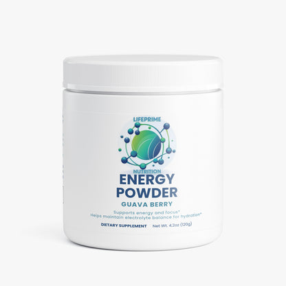 Energy Powder – Guava Berry | No Crash Clean Energy & Focus Supplement