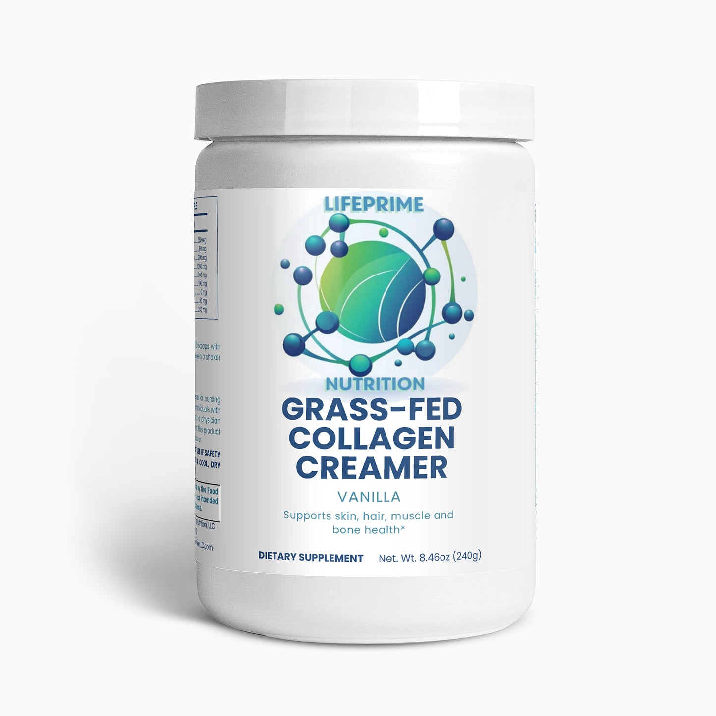 Grass-Fed Collagen Creamer (Vanilla)